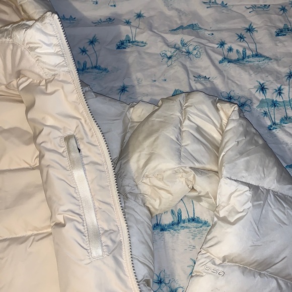 The North Face Womens Metropolis Parka III Down, Vintage White, Large - Picture 4 of 10